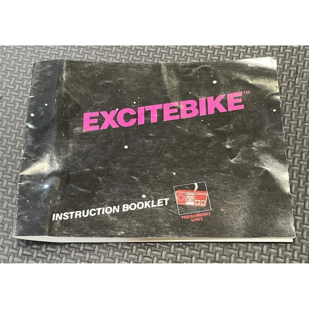 Vtg 1985 Excitebike Instruction Booklet Manual Only Nintendo NES